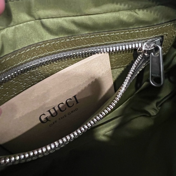 Gucci Off The Grid Adjustable Green Belt Bag - Picture 6 of 7